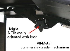 D-KB-DK Slidable Underdesk Ergo Keyboard Shelf w/Mouse Tray