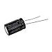 TOOGOO(R) 2 Pcs 1000uF 35V 105C Radial Electrolytic Capacitors Black 21x13mm
