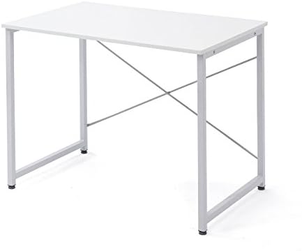 サンワダイレクト シンプルワークデスク 幅90cm 奥行60cm 組立簡単 モニターアーム取付対応