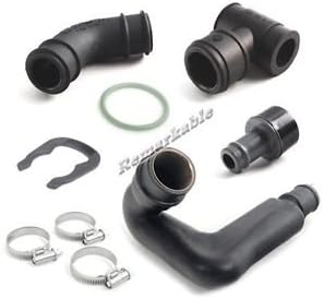 Remarkable Power B0004 1998-2001 VW Passat B5 1.8L Engine Crankcase Breather PCV Hose Kit Brand