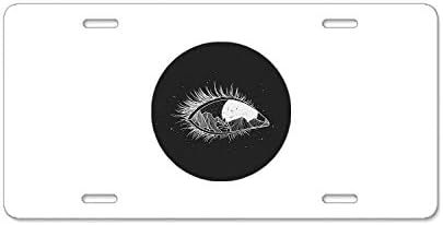 GRAETfpeoglsd Fashion Custom Personlized Metal License Plate Frame Solid Insert Car Auto Tag Holder