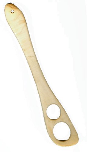 Baerreis Kitchen, Wooden Mixing Spoon, Natural Maple, Left Hand, Handmade USA