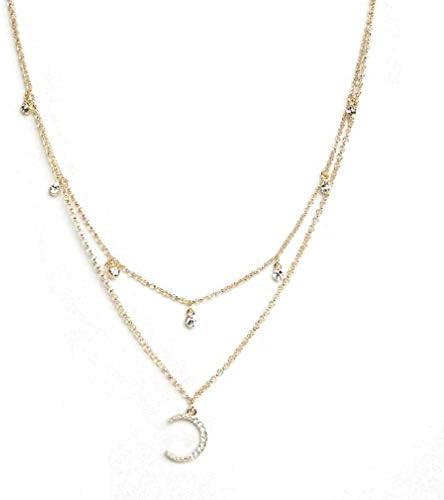 Ariana Grande Moon and Star Layer Necklace price in Saudi Arabia