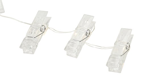 image for Boston Warehouse 10ft Light Strand with Photo Clips, 30 lights & Clips
