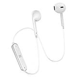 Wireless Headphones, Bluetooth Headphones, Bluetooth 4.1 Earbuds Sport Stereo Headset, Noise Cancelling Sweat Proof Earphones,CVC Noise Cancellation,Workout Headset with Built-in Mic and Carry Pouch