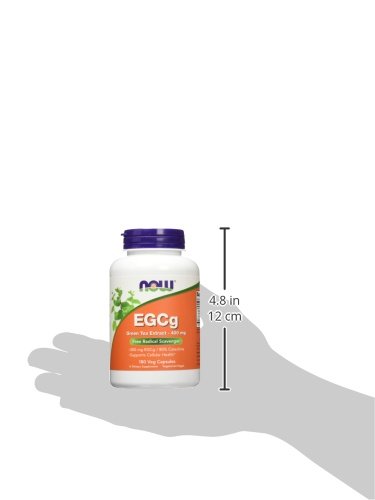 NOW Foods EGCg Green Tea Extract 400 Mg – 180 Veg Capsules, GMP Quality