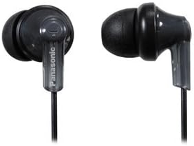 Panasonic RP-HJE120-K In-Ear Earbud Ergo-Fit Headphone (Black)