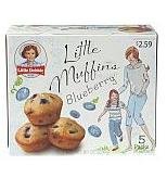 LITTLE DEBBIE BLUEBERRY MINI MUFFINS, 5 COUNT