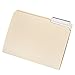 Manilla File Folders 8.5 x 11, 1/3 Cut Tab, Letter Size Vanilla folders, Great for Organizing and Easy File Storage, 100 Per Box (Manila)