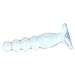 Doc Johnson Crystal Jellies - Anal Delight Trainer Kit - Small-Large - Suction Cup Base - Clear