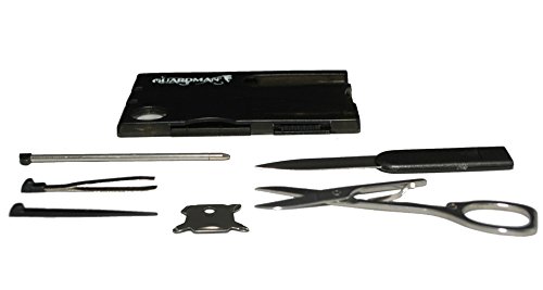 Valentines Day Gift for Men Guardman Credit Card Tool Survival Card Knife with LED Light Pocket Tool Kit Valentines Day Gifts for him