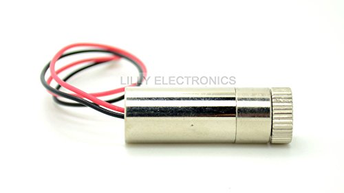 Adjusted Violet Blue Diode Lasers 405nm 20mw Dot Line Cross LED Laser Module w/Heatsink & Driver In - Thumbnail 2
