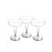 Party Essentials Hard Plastic Two Piece 4-Ounce Champagne Glasses, Clear, 50 Count