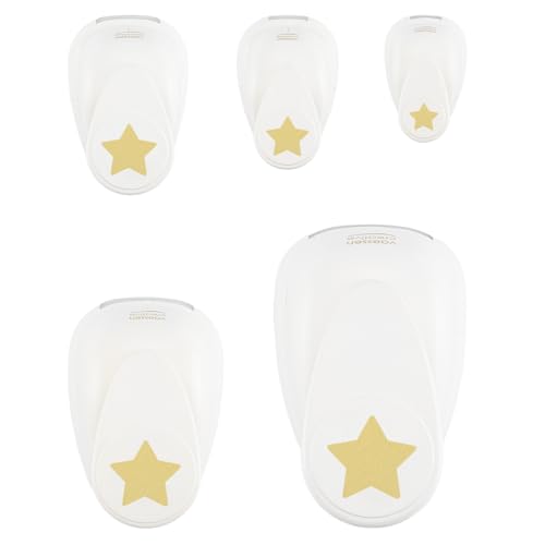 Vaessen Creative Craft Punch Set 5 pcs - Stars - Ø 2, 1.5, 1, 0.6, 0.4