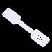 AKOAK 100 Pcs/Lot 1.2cm x 6cm Blank White Paper Price Tag Labels Jewelry Display Cards Labels Ring Sticker Hangtags