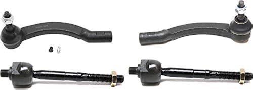 Evan Fischer Front Tie Rod End Set of 2 Compatible With 2012-2019 Fiat 500 Driver and Passenger Side Inner　並行輸入品 : Evan Fischer Front Left \u0026 Right Outer Tie Rod End