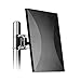 Outdoor Indoor Digital TV Antenna 150 Miles Range for 4K 720P 1080P HDTV, with Detachable Amplifier Signal Booster High Signal Reception 33 ft Coaxial Cable for FM/VHF/UHF Channels Free tv Channels