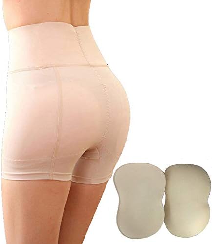 FGOG High Waist Butt Lifter Padded Panties for Women Plus Size Hip Enhancer Underwear Body Shaper