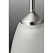 Gather Collection 6-Light Etched Glass Traditional Bath Vanity Light Brushed Nickel