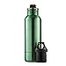 BottleKeeper 1.0 The Original Stainless Steel Bottle Holder and Insulator to Keep Your Beer Colder, 12 oz, Green