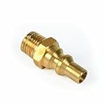 Camco 59903 Propane Quick-Connect Fitting - 1/4" NPT x Full Flow Male Plug