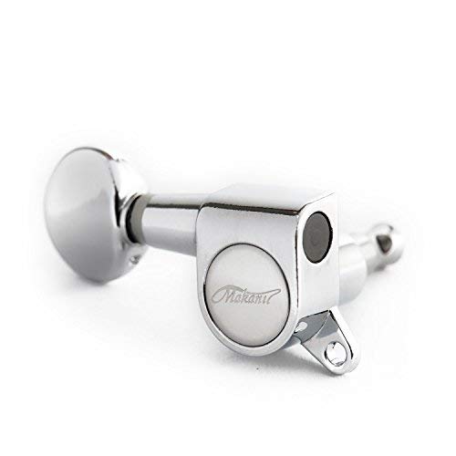 Makanu Ukulele Tuning Pegs 2R2L ukulele tuning machines Chrome Slivery Tuner Guitar Geared 4pcs