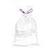 Brabantia PerfectFit Trash Bags (Size C / 2.6-3.2 Gallon) High Quality Thick Plastic Trash Can Liners with Tie Tape Drawstring Handles (20 Bags)