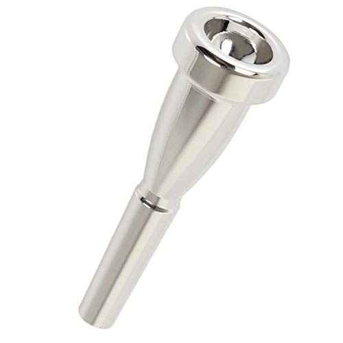 Pakala66 Silver Trumpet Mouthpiece 3C 5C 7C Size Instrument Accessory for Bach Pack of 3