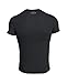 Under Armour Men's Core Crew Undershirt, Black/Steel, Large