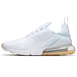 Nike Men's Air Max 270 Shoes, White/Gum Light