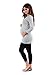 3 Pack Women's Side Ruched Maternity Tunic by Mother Bee and Rags & Couture - Made in USA