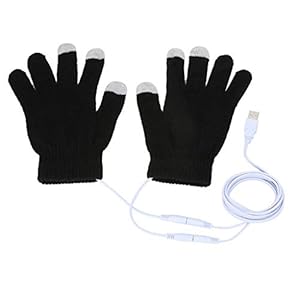 fgsdd Unisex USB verwarmde handschoenen winter handen warme handschoenen