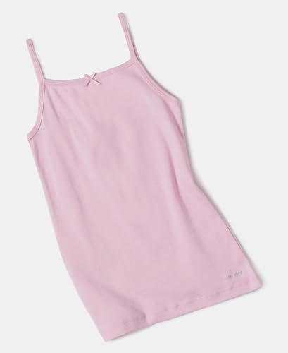 Jockey Girls' Regular Fit Plain Vest (SG04-0105_Sweet Lilac_12) 3