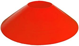 Century 2 inch Soccer Disc Cones (Set of 12) Flexible for Agility Training, Soccer, Football, Kids, Sports - Field Markers (Orange)