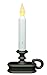 Xodus Innovations FPC1215A Battery Operated 9 Inch Window Candle with Handled Base and LED Amber Flame includes 2 Flame settings, Flicker and Full On and Dusk to Dawn Light Sensor Timer, Aged Bronze