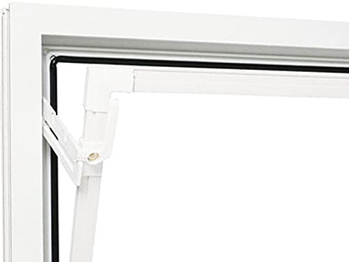 ACO 90x60cm Einfachglas Nebenraumfenster Kippfenster Fenster weiß Kellerfenster – Bild 7
