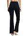 BALEAF Women's High Waist Bootleg Pants Tummy Control Workout Boot-Cut Yoga Pants Black Size L