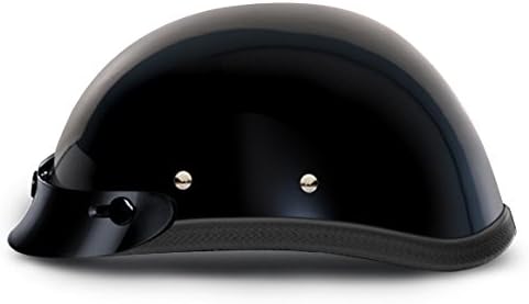 Eagle Gloss Black Novelty Motorcycle Helmet with Visor (Size XL, X-Large)