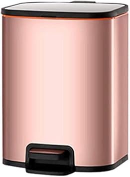 Bote De Basura para Baño MGE, Cubo De Basura Rectangular De Acero