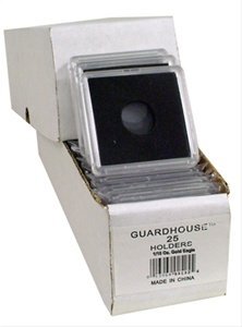2x2 Coin Holders Box of 25 Guardhouse Snaplocks for 1/10 Ounce Gold Eagles