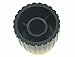 KAISH 10pcs Guitar AMP Amplifier Push on fit Knobs Black with Gold Aluminum Cap Top Fits 6mm diameter Pots Marshall Amplifiers