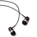 Symphonized GLXY Premium Genuine Wood in-Ear Noise-isolating Headphones with Mic and Nylon Cable (Ebony)