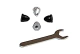 4 X DJI Phantom Prop Aluminum Alloy Replacement Nuts Cw CCW Thread w/ Wrench
