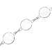 Yumei Jewelry Round Cabochon Disc Blank Setting Bezel Pad Bangle Bracelet Base 12mm - 10'' - Qty 5