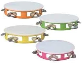 Rhode Island Novelty 5.5 Inch Mini Tambourines, Pack of 5 Assorted