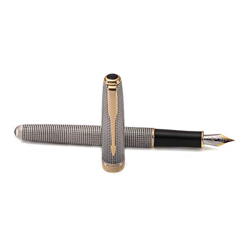 Jinhao [Chainmail] Fountain Pen, Retro Copper barrel and Gold trim