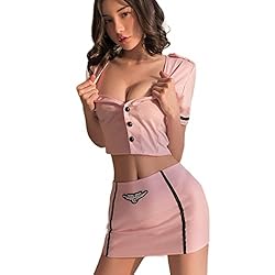 Temptshow Female Sexy Stewardess Cosplay Flight