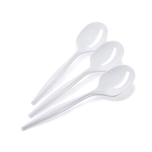 600 Pack White Disposable Plastic Soup Spoons - Practical Cutlery for Parties, Lunches, Picnics, and - //medicalbooks.filipinodoctors.org