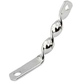 Lowrider Bike Twisted Light Bracket Chrome. Bike Light Part