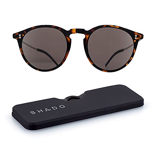 ThinOptics Los Altos Sunglasses - Polarised Sunglasses with Full UV Protection - Ultra-Thin, Light & Compact - Includes Magnetic Case
